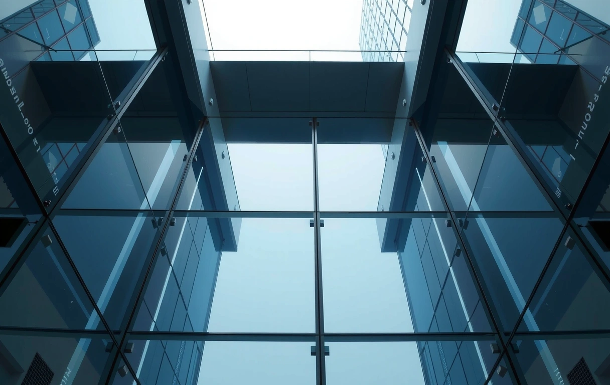 Modern corporate architecture representing structural integrity